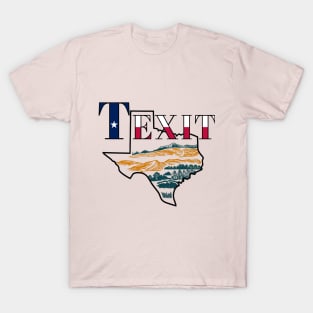 Texit Free Texas Exit T-Shirt